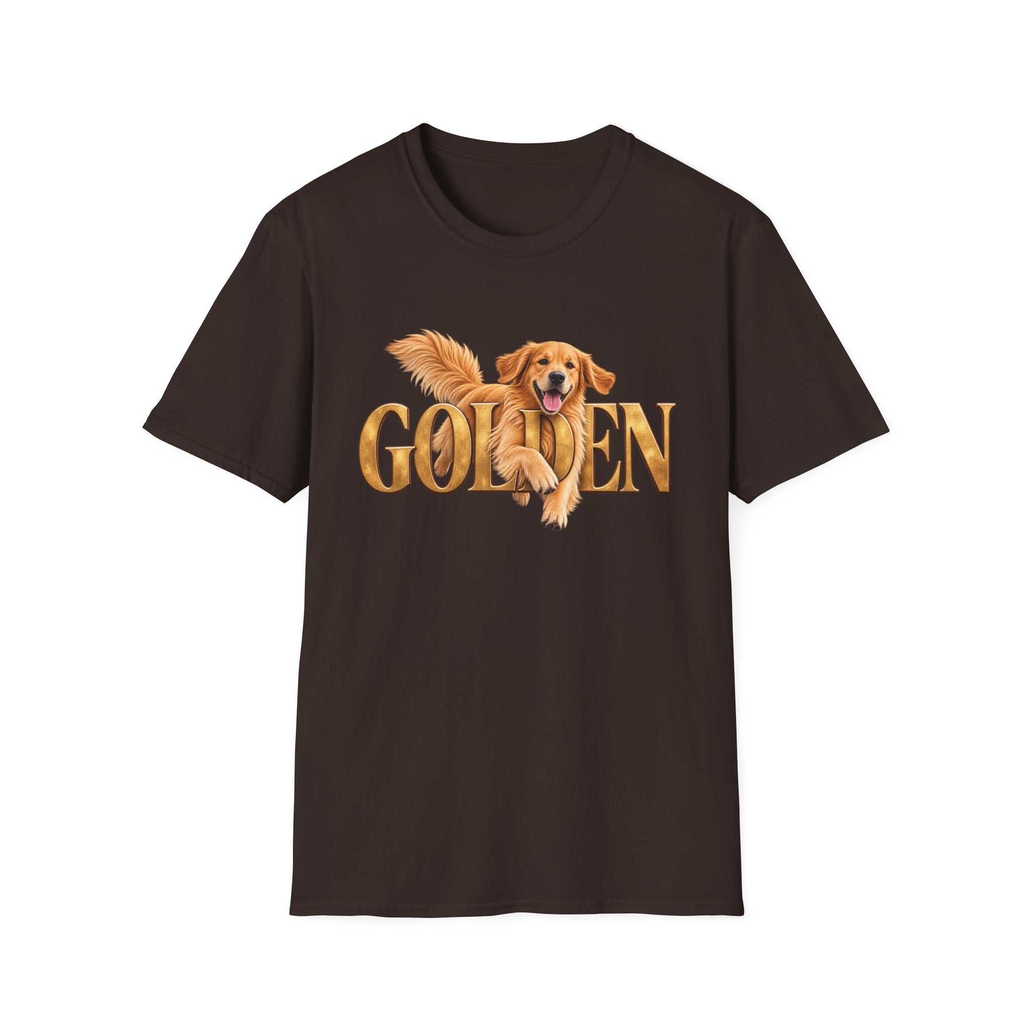 Golden Retriever T-Shirt — Happy Golden Dog Graphic Tee