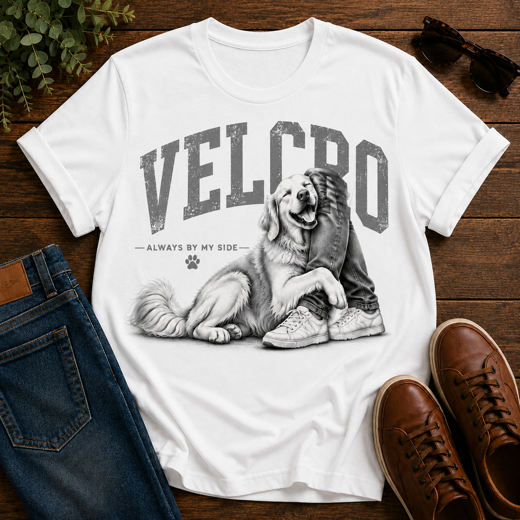 Always By My Side Golden Retriever Tee