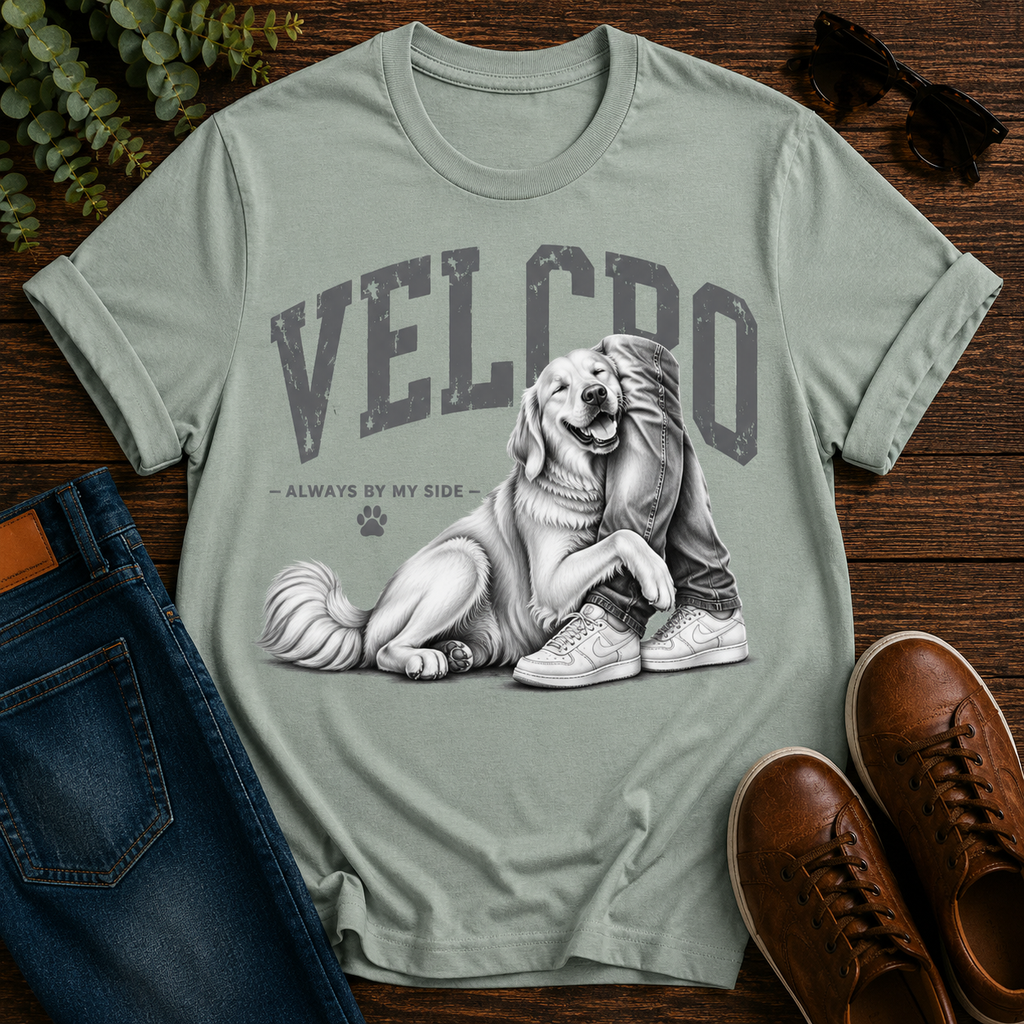 Always By My Side Golden Retriever Graphic T-Shirt