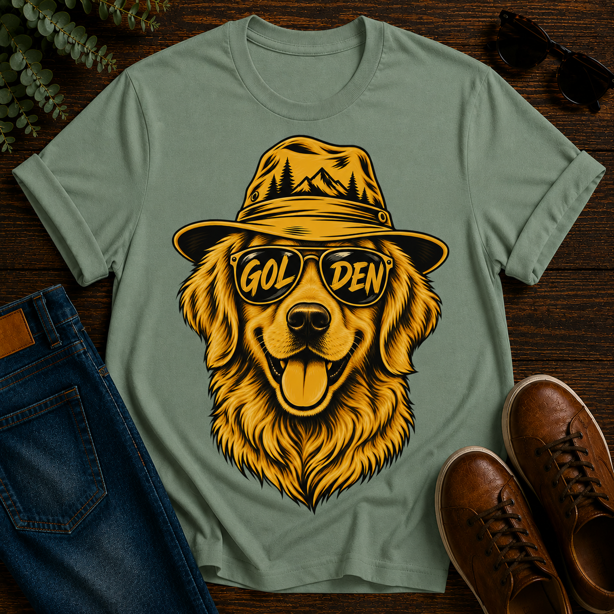 Golden Adventure Retriever Tee