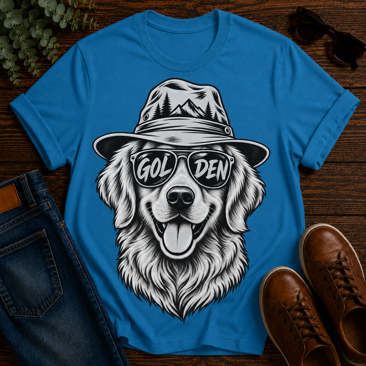 Golden Adventure Retriever Tee