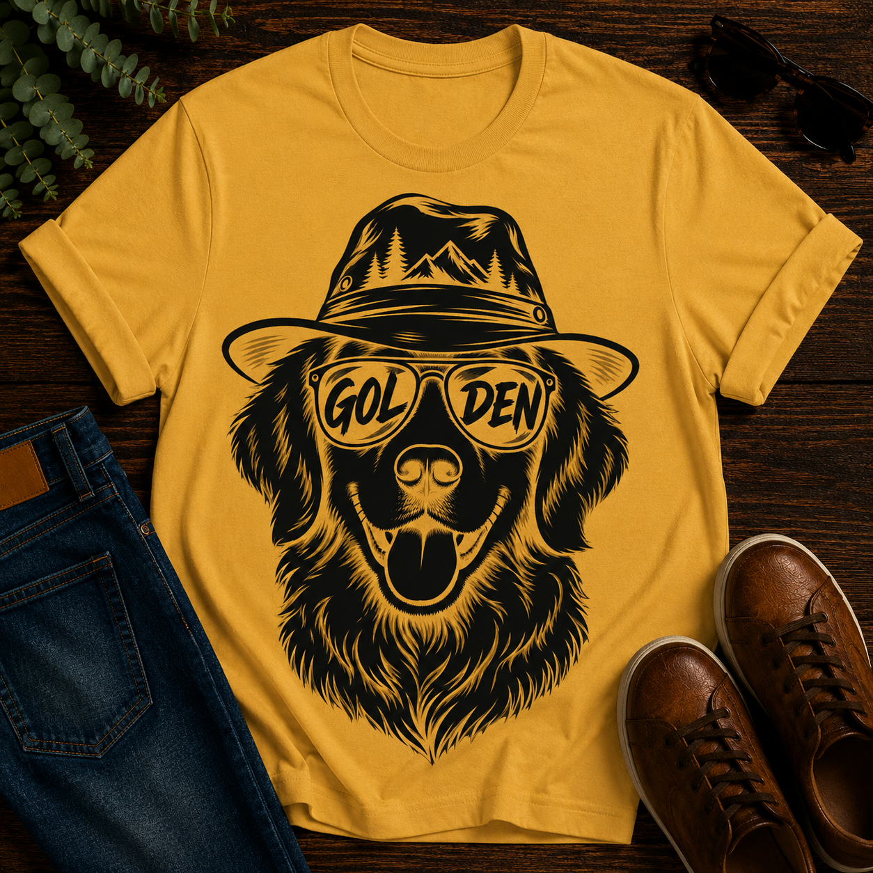 Golden Adventure Retriever Tee