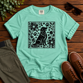 Golden Retriever Floral Tee