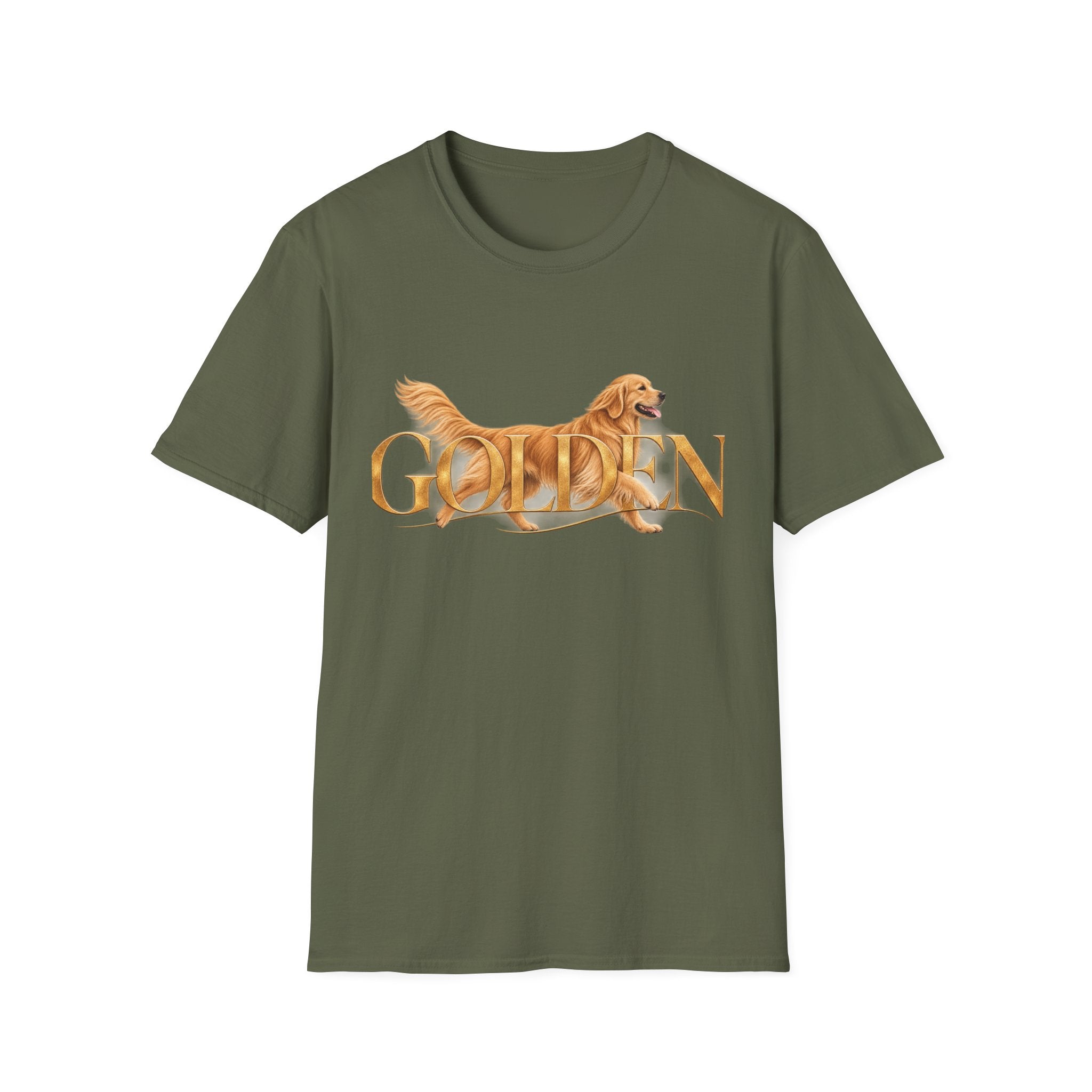 Golden Retriever T-Shirt — Happy Golden Dog Graphic Tee