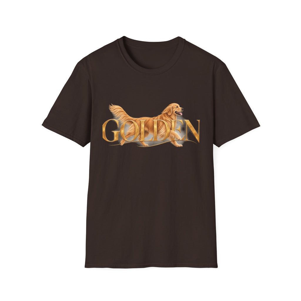 Golden Retriever T-Shirt — Happy Golden Dog Graphic Tee