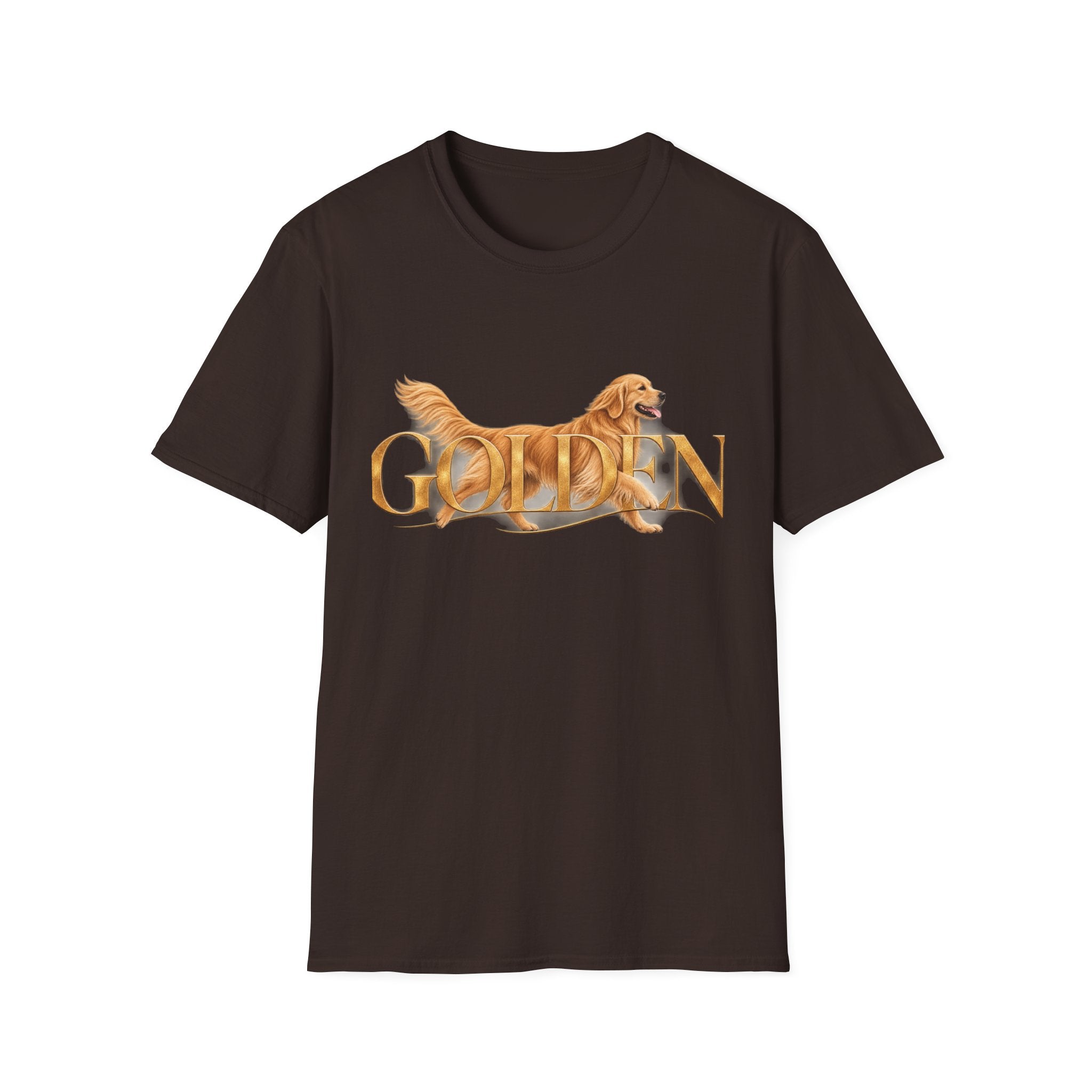 Golden Retriever T-Shirt — Happy Golden Dog Graphic Tee